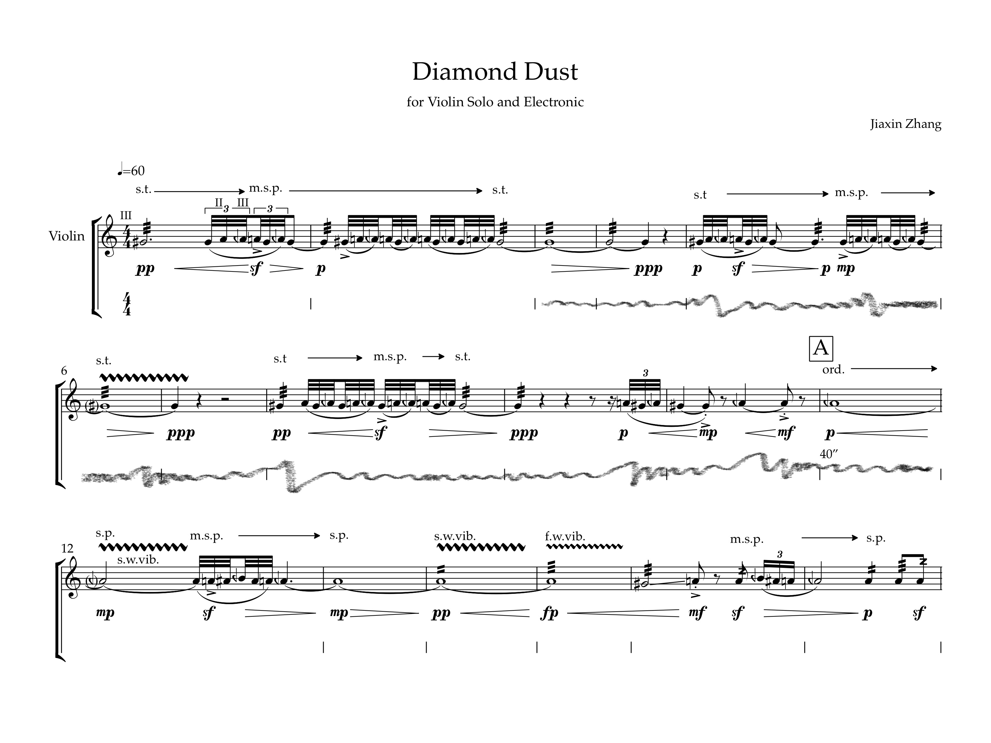 Diamond Dust score sample 1