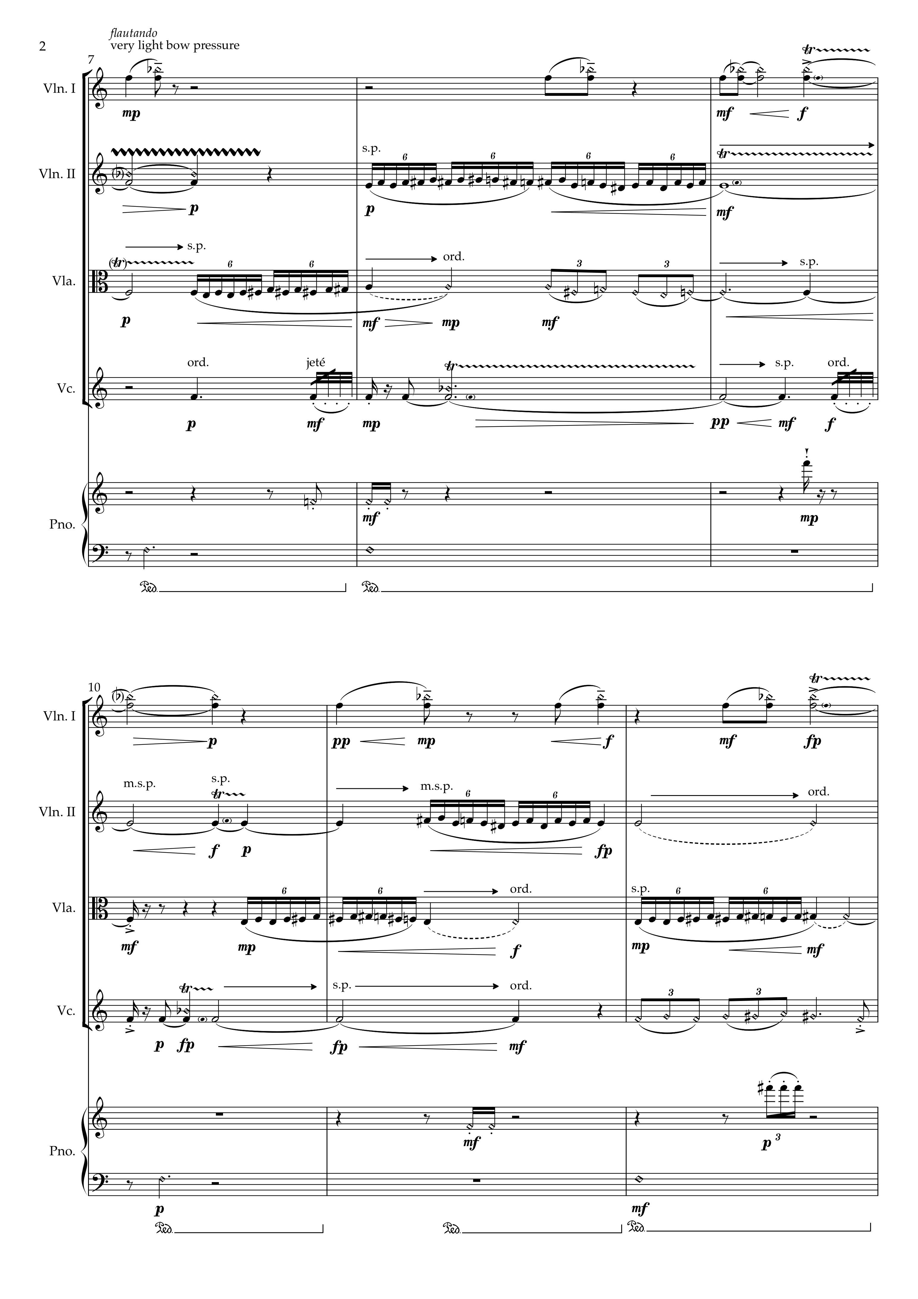 Four Breaths score sample 2