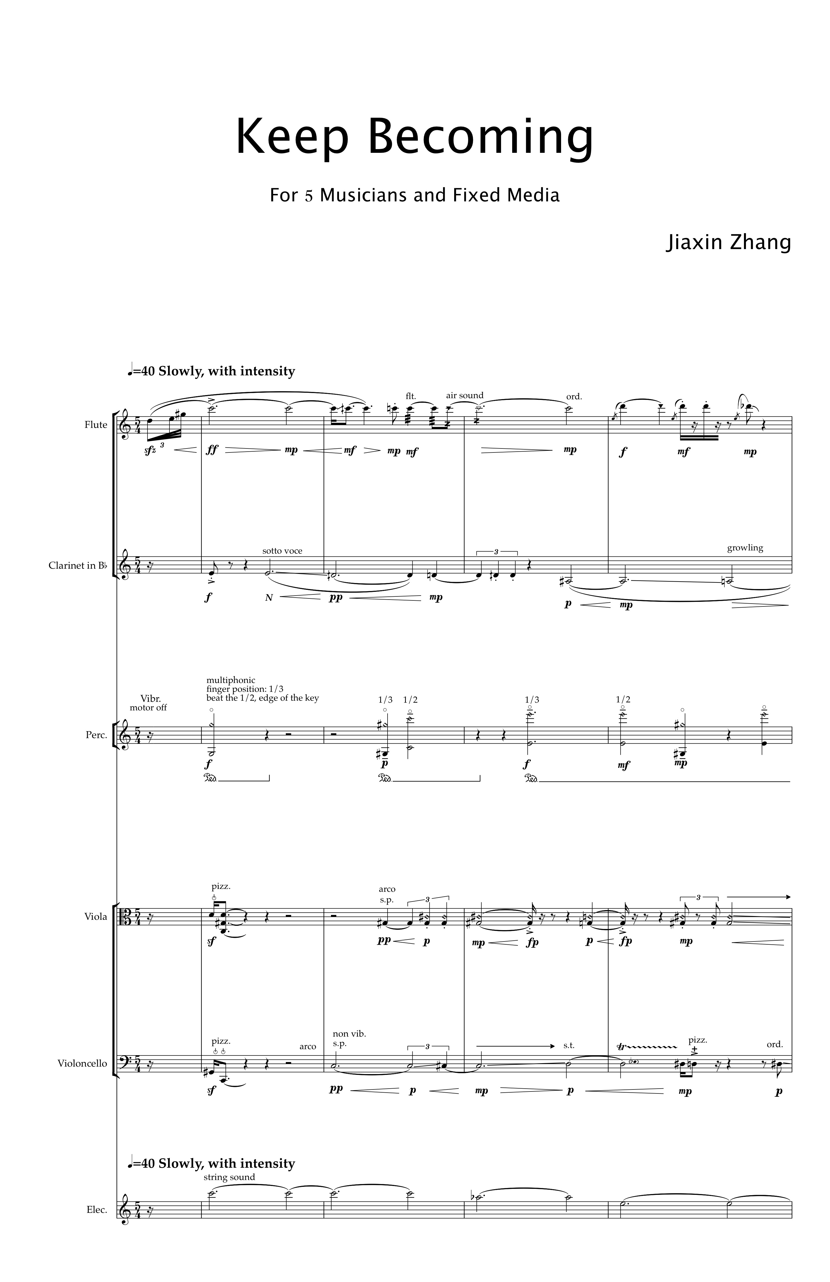 Keep Becoming score sample 1
