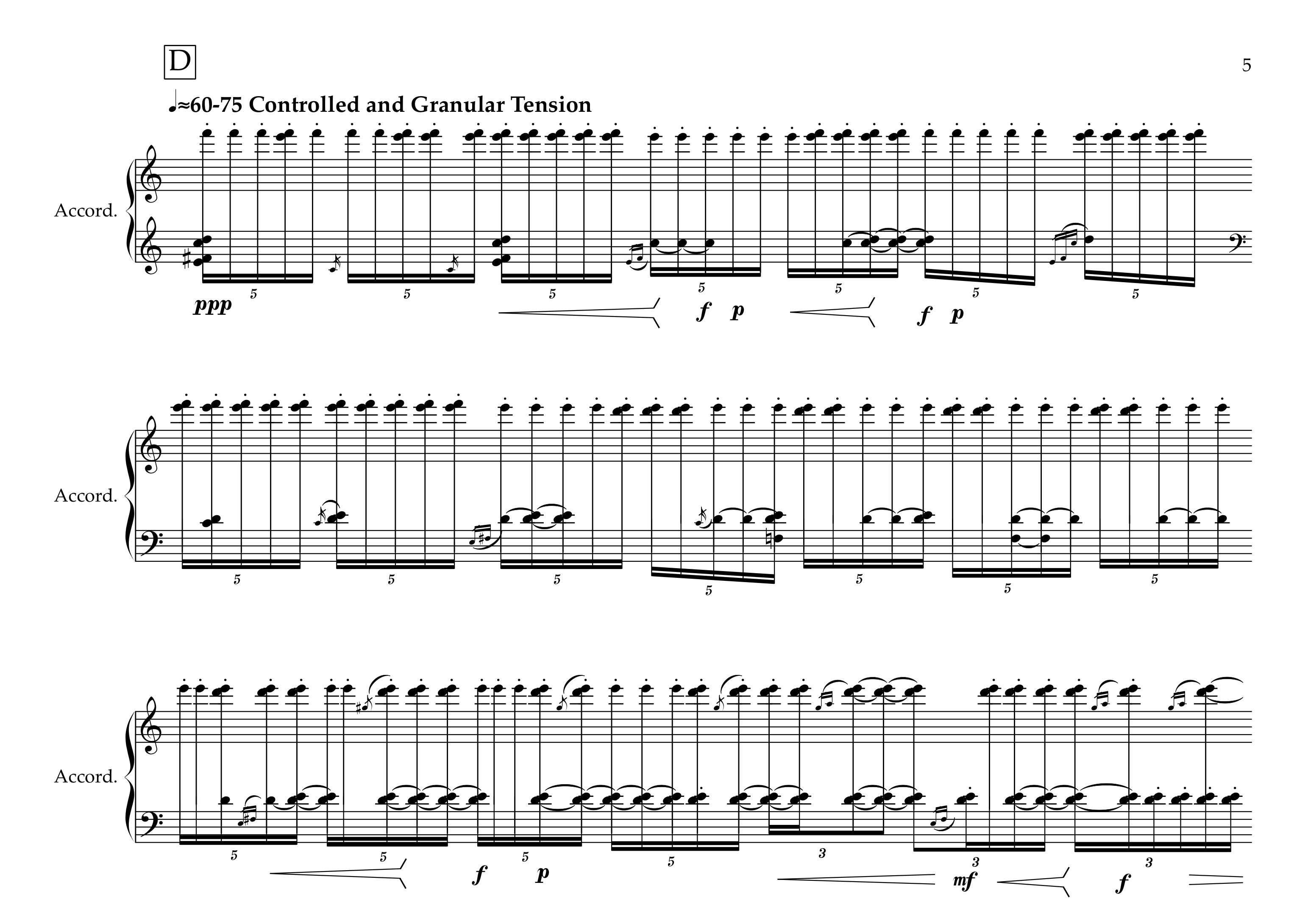 Not a Yellow Leaf, November score sample 2
